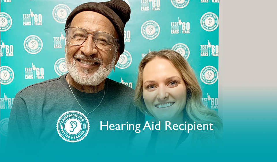 Charles Feiler receives the gift of hearing through the Campaign for Better Hearing's Give Back Program