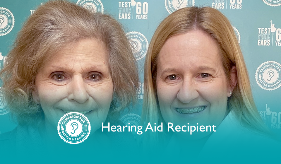 Claire Odekirk receives the gift of hearing through the Campaign for Better Hearing's Give Back Program