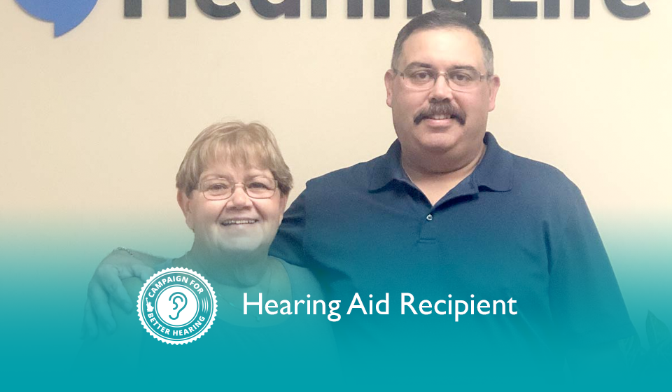 Gary Brown receives the gift of hearing through the Campaign for Better Hearing's Give Back Program.