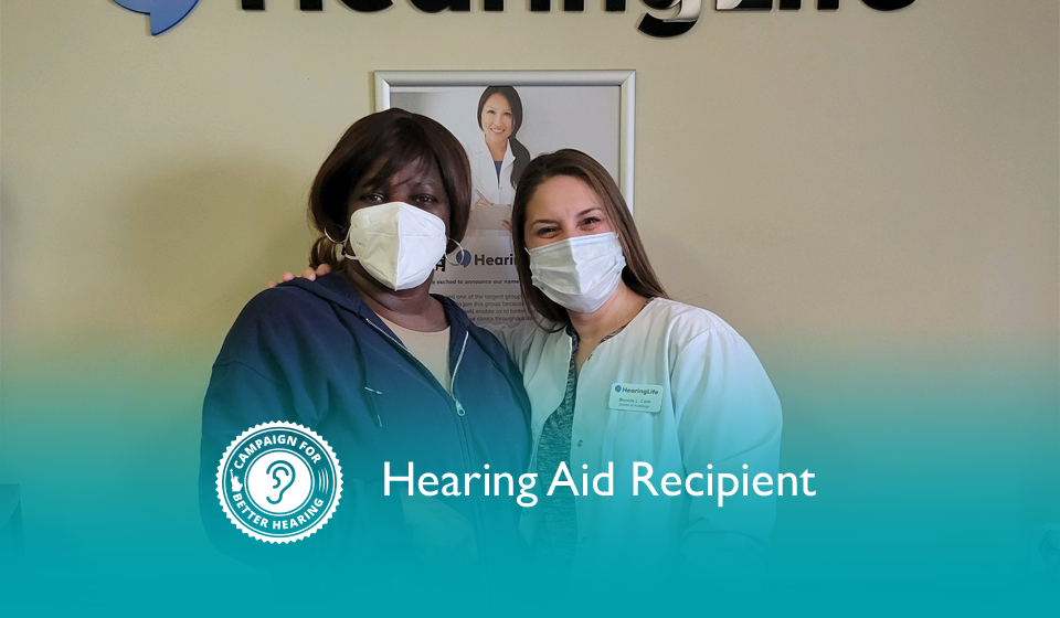 Michelle Graves receives the gift of hearing through the Campaign for Better Hearing's Give Back Program