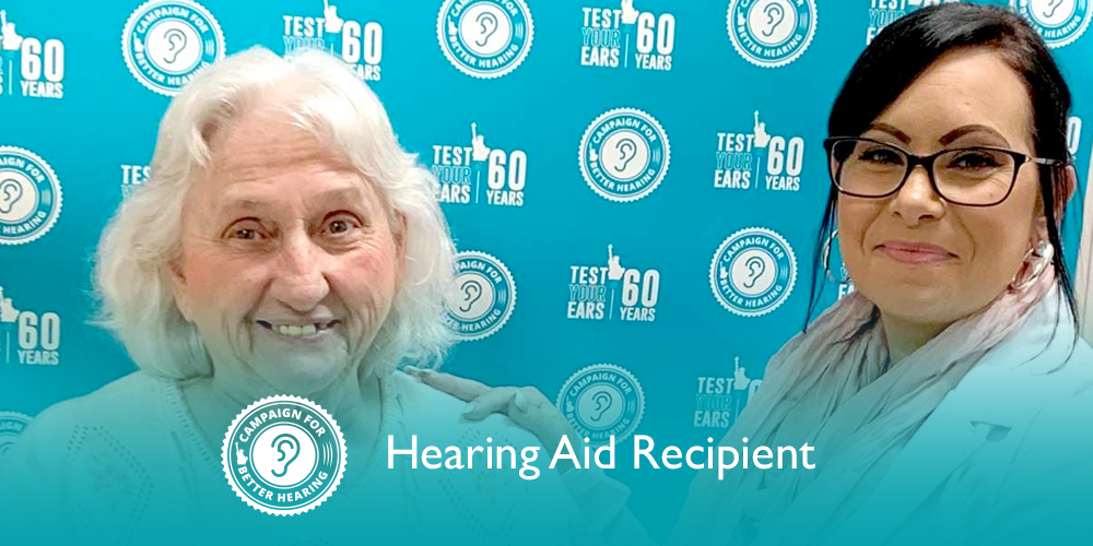 Beverly Prather receives the gift of hearing through the Campaign for Better Hearing's Give Back Program