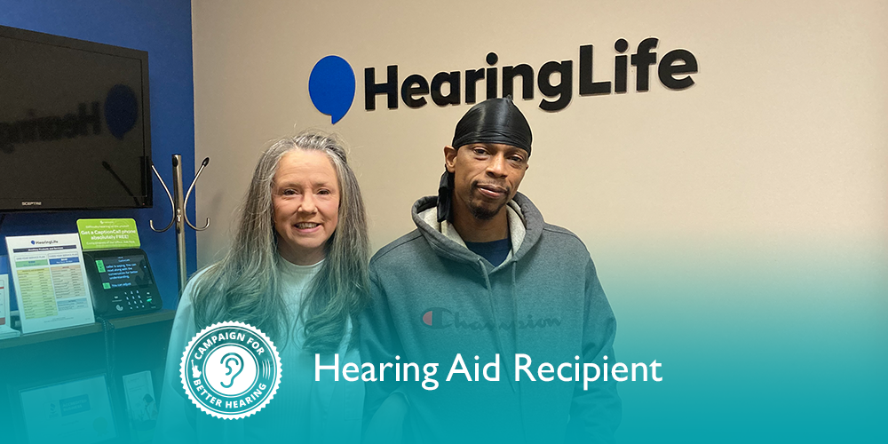 Erik Parker receives the gift of hearing through the Campaign for Better Hearing's Give Back Program.