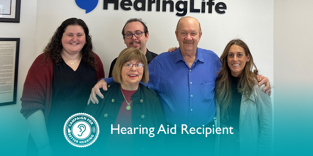 Kenneth Eastman receives the gift of hearing through the Campaign for Better Hearing's Give Back Program.