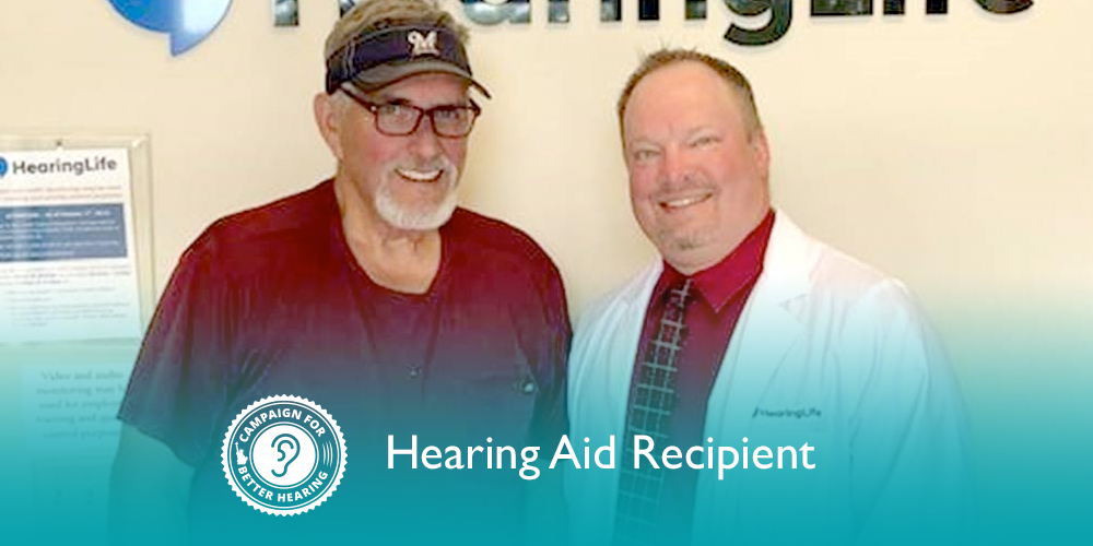 Paul Mesich receives the gift of hearing through the Campaign for Better Hearing's Give Back Program