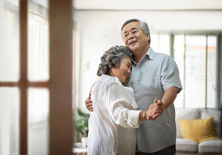 Image show couple dancing