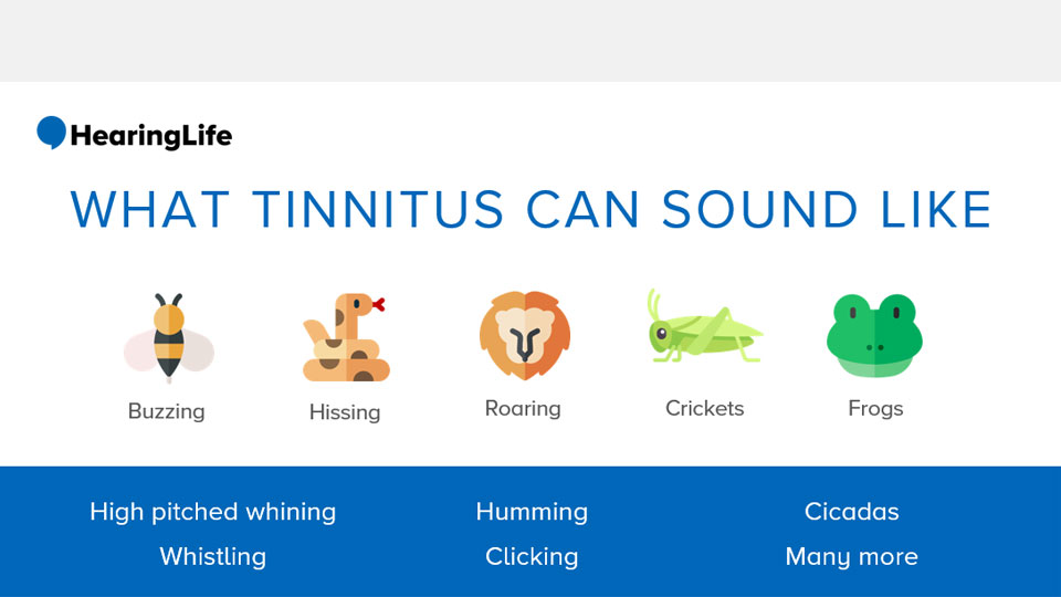 Image show illustration what tinnitus can sound like