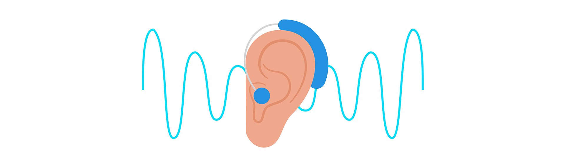 soundwaves showing feedback from a hearing aid