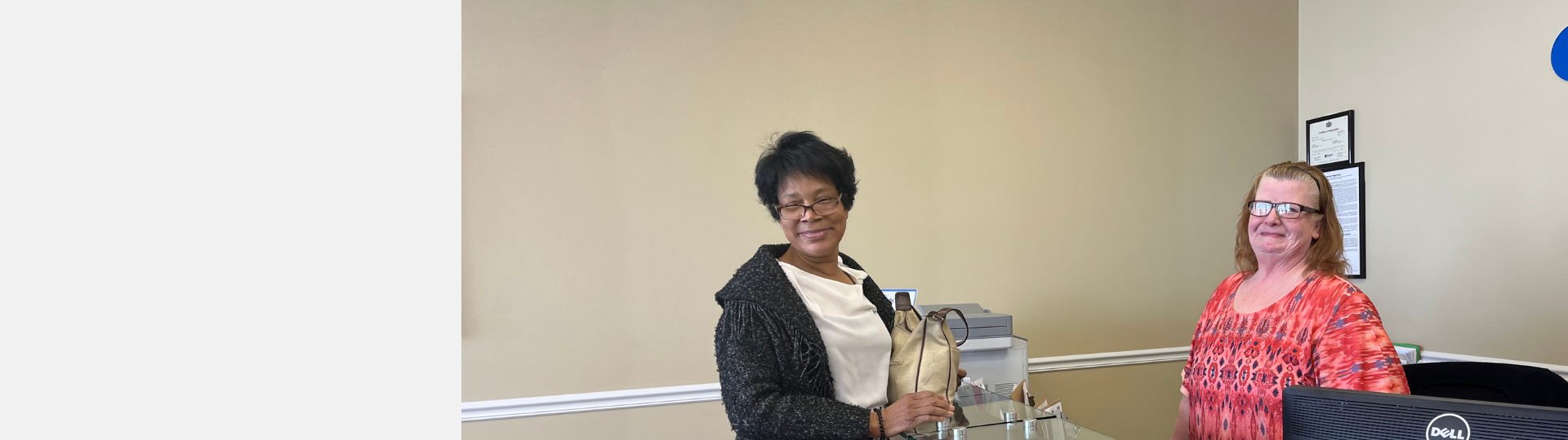 mayor of Braddock PA receiving free hearing aids at HearingLife