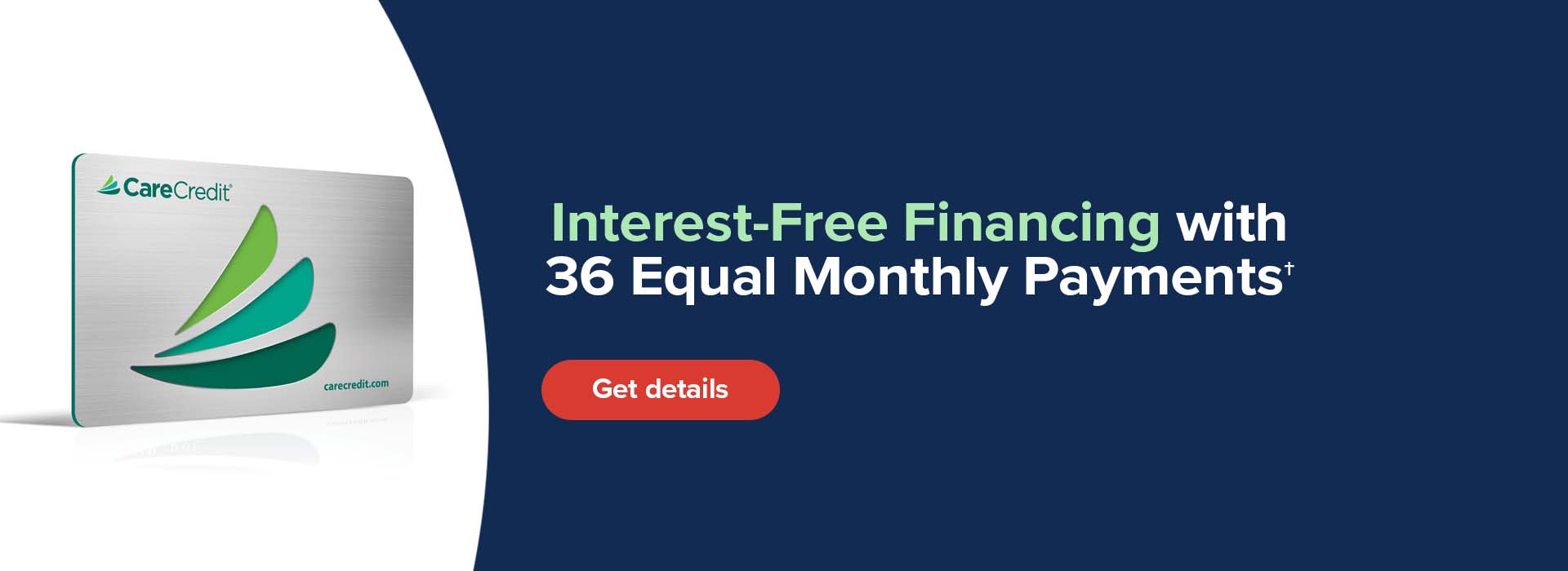 Interest-Free Financing with 36 Equal Monthly Payments†