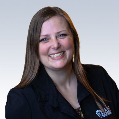 Jackie Haas, hearing care professional at a hearing clinic.