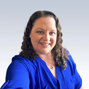 woman looking at the camera and smiling