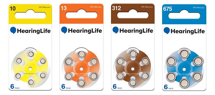 Image shows different batteries