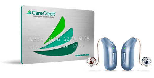 CareCredit card with hearing aids