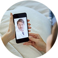virtual hearing care consultation via smartphone