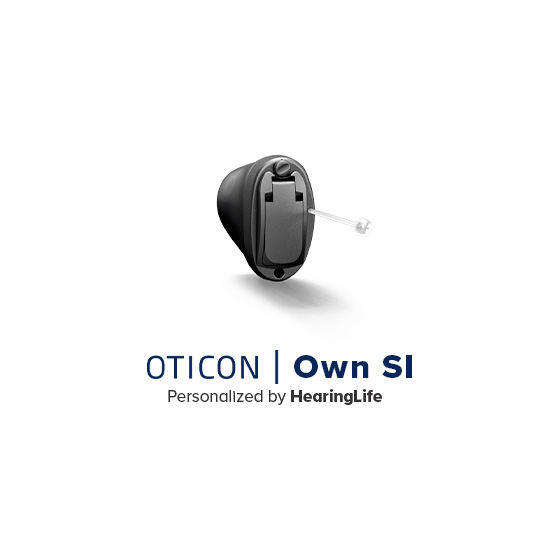 Oticon OWN SI™ | Personalized by HearingLife -  image of an in-the-canal (ITC) hearing aid