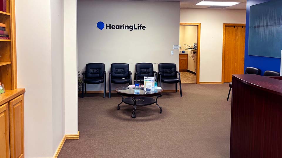 HearingLife in Layton, UT - Waiting area and reception desk