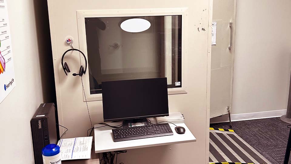 HearingLife Southgate, MI - Hearing Test booth
