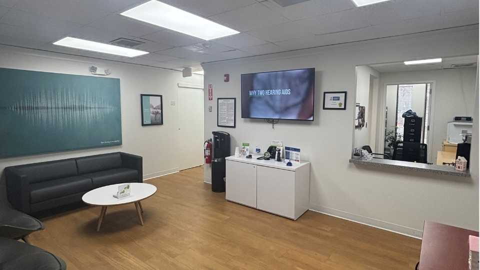 Westwood NJ HearingLife lobby