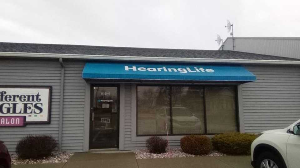 HearingLife of Wauseon on Shoop building