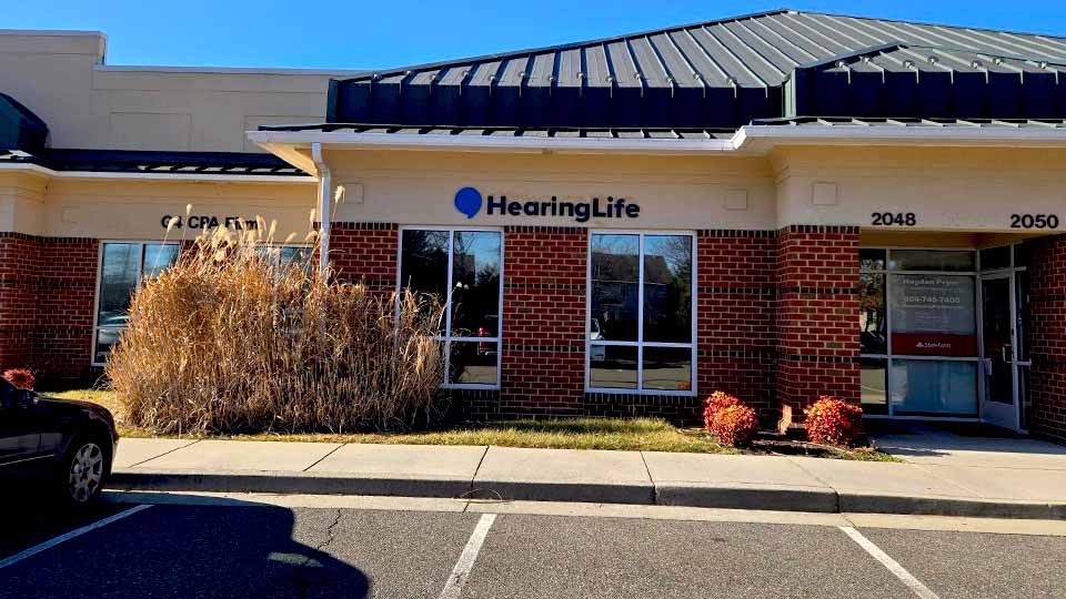 HearingLife hearing care center, Richmond, VA, John Rolfe location exterior view.