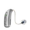 Oticon More hearing aid with a sleek design and external receiver.